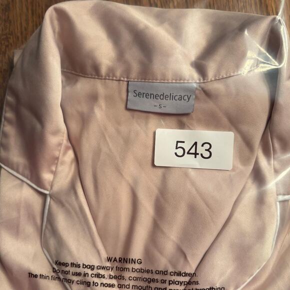 Serenedelicacy Shorts Pajama set Beige Size S - Picture 15 of 15